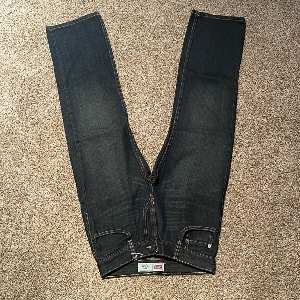 Levi’s 505 straight blue jeans. Size 12 regular Boys.26x26